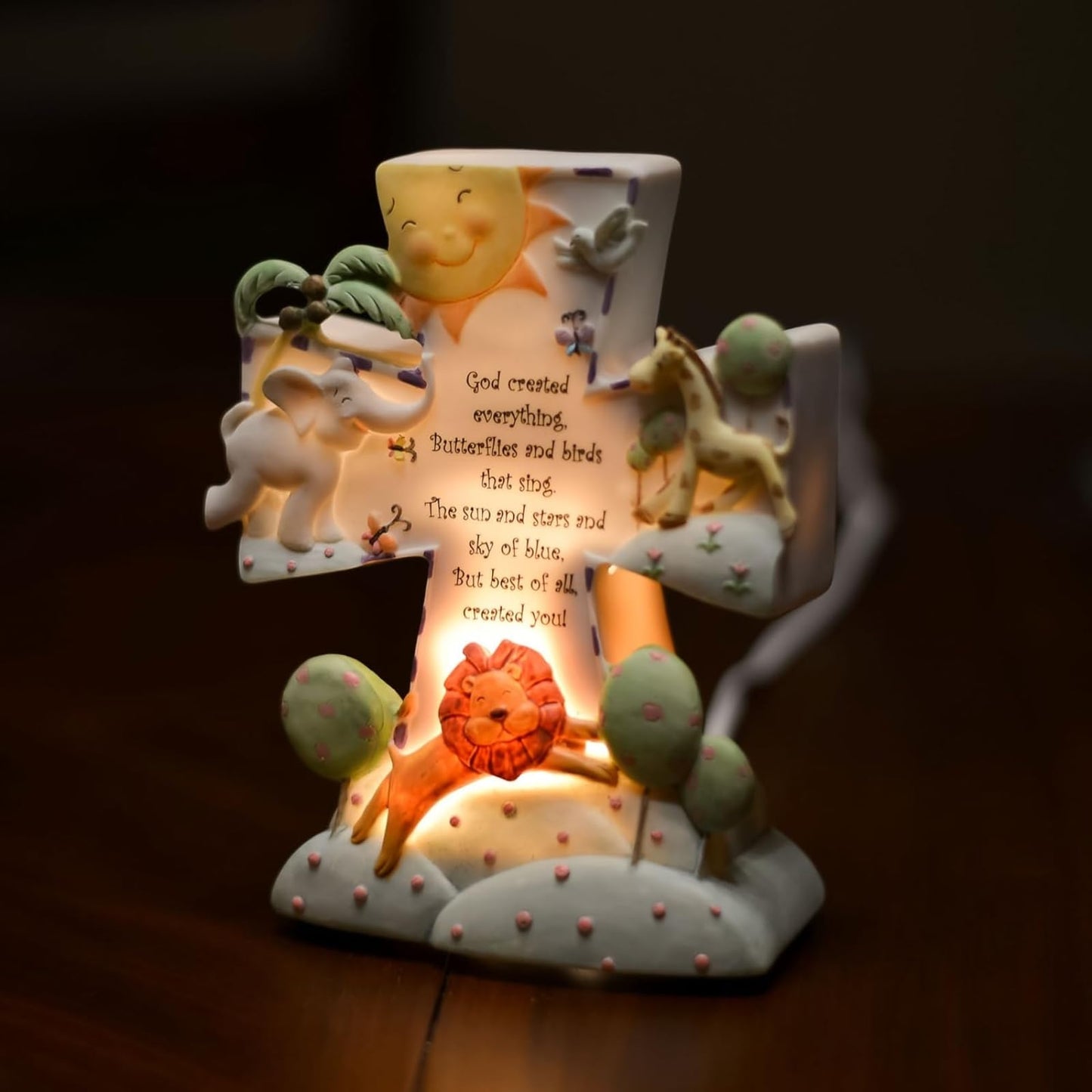 Roman God Created Everything Animal Cross Night Light