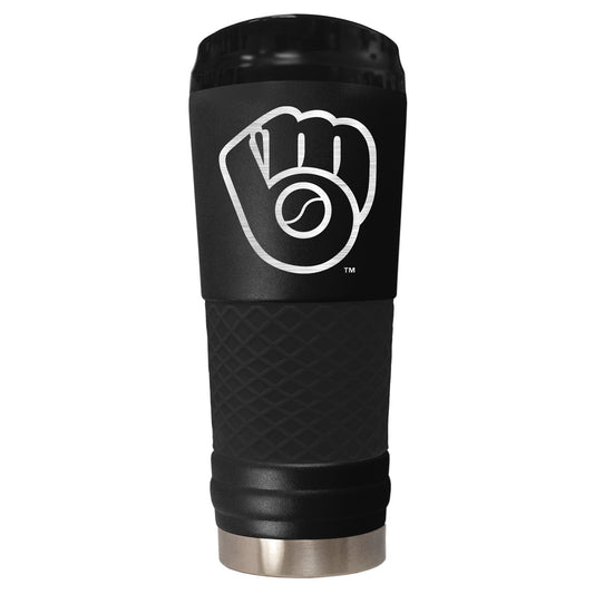 Milwaukee Brewers Stealth Matte 24oz Tumbler - Black - No Size