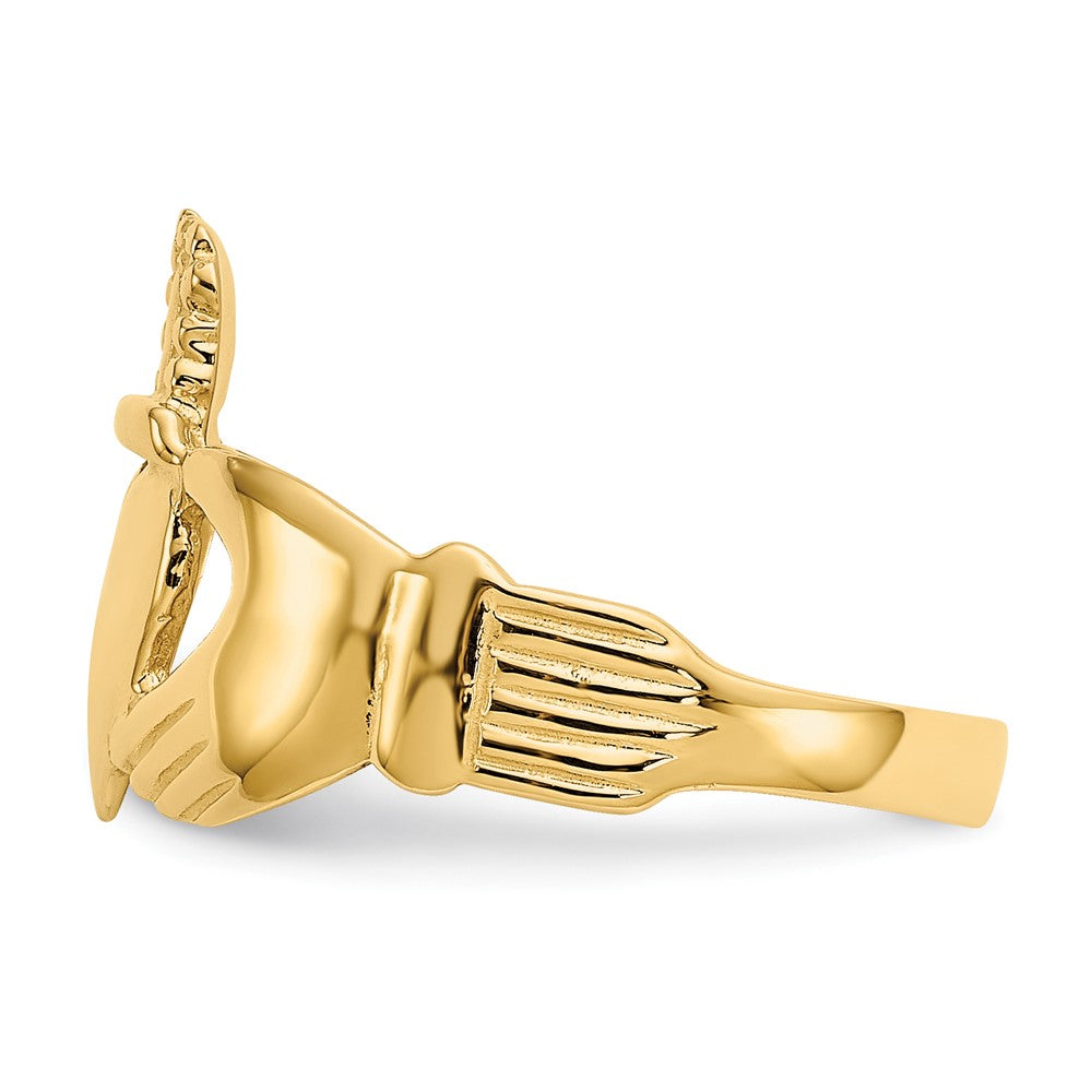 14k Ladies Claddagh Ring size 6