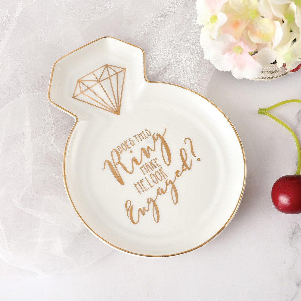Does this Ring Make Me Look Engaged? Ring Shaped Trinket Dish