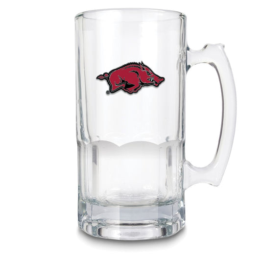 NCAA University of Arkansas Glass 32 ounce Macho Mug