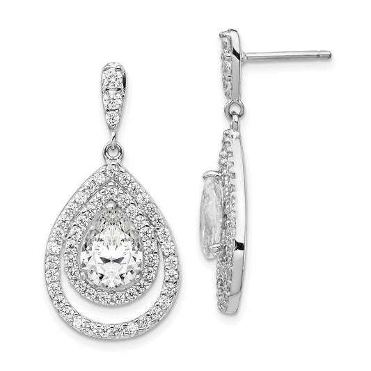 Sterling Silver Fancy Dangle Earrings