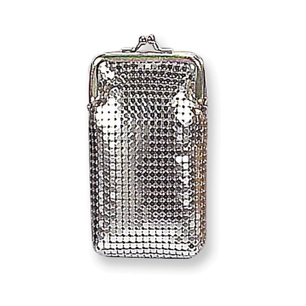 Silver-tone Sequin Cigarette Case
