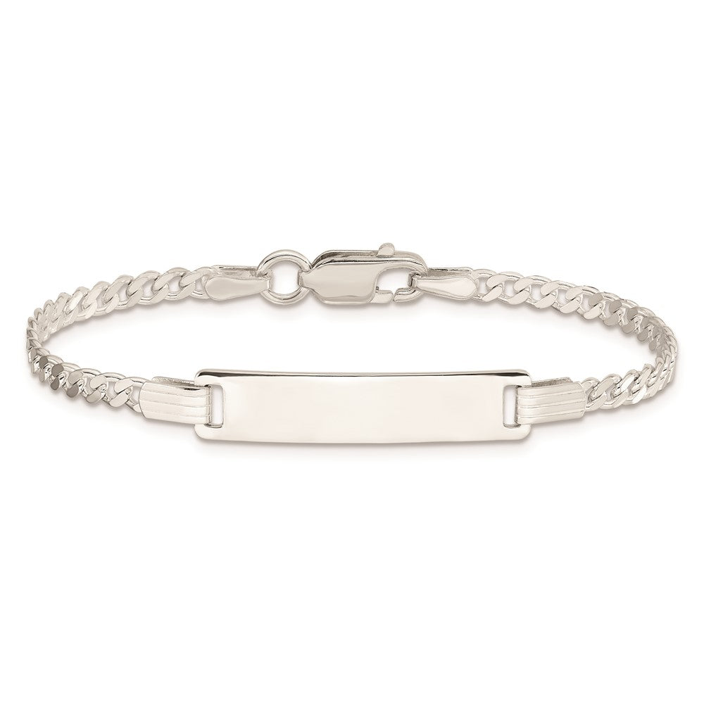 Sterling Silver Baby ID Bracelet 5.5 inches