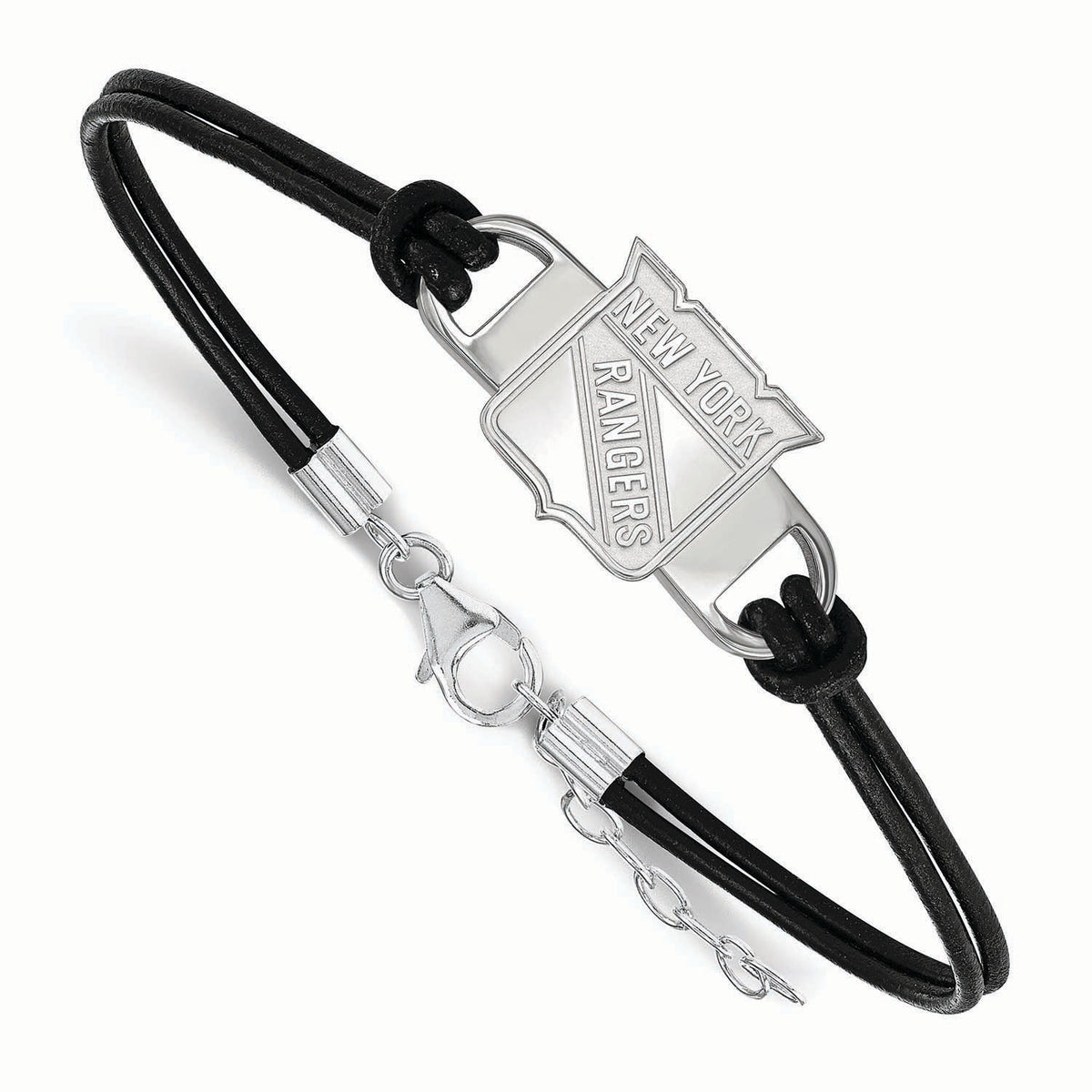 Women's New York Rangers Leather Bracelet