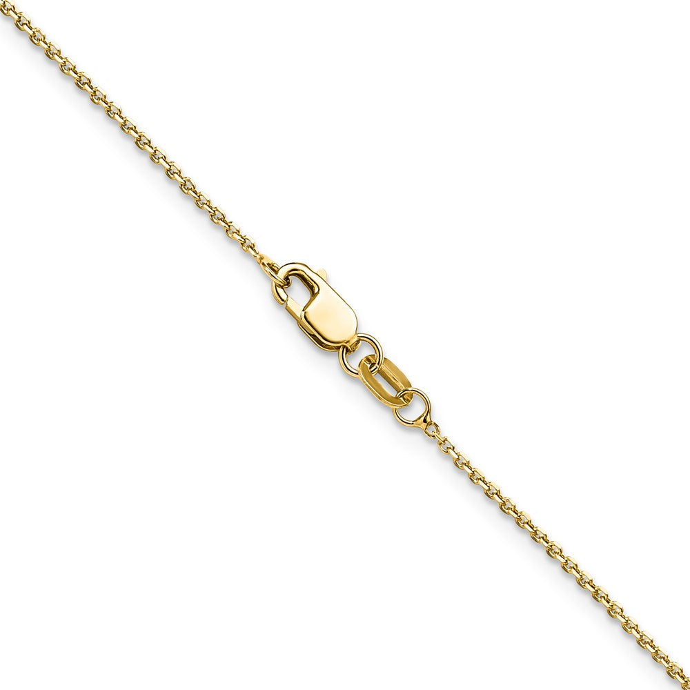 14K 1.1mm D/C Round Cable Chain
