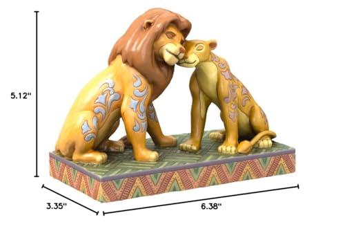 Enesco Disney Traditions by Jim Shore Simba and Nala Snuggling Figurine
