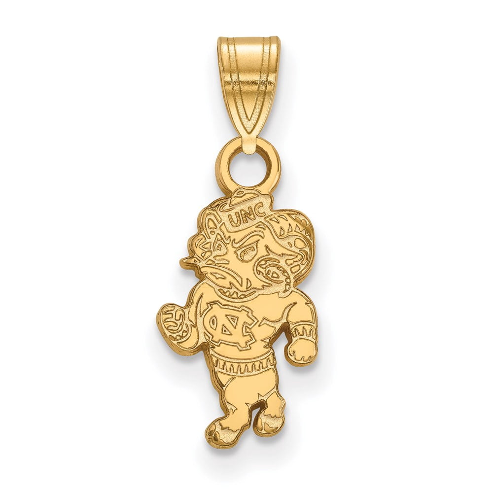 10k Gold LogoArt University of North Carolina Ram Small Pendant Q1Y055UNC