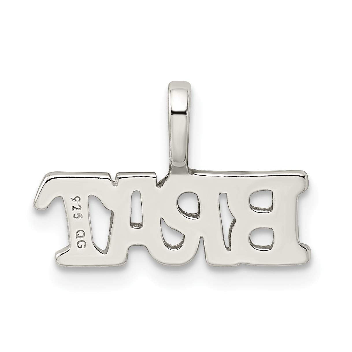 Sterling Silver Brat Pendant