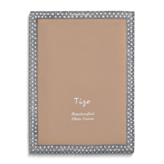 Silver-tone Crystal 8x10 Photo Frame