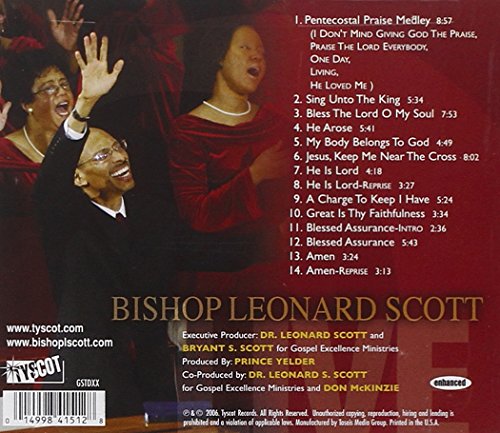 Dr. Leonard Scott - Hymns and Church Songs Live From Alabama - Music & Performance - CD
