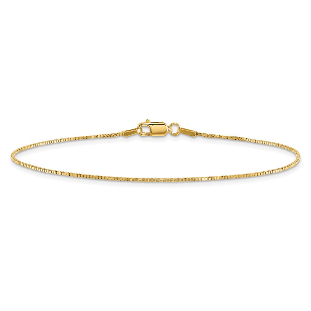 10k .95mm Box Chain Yellow Gold