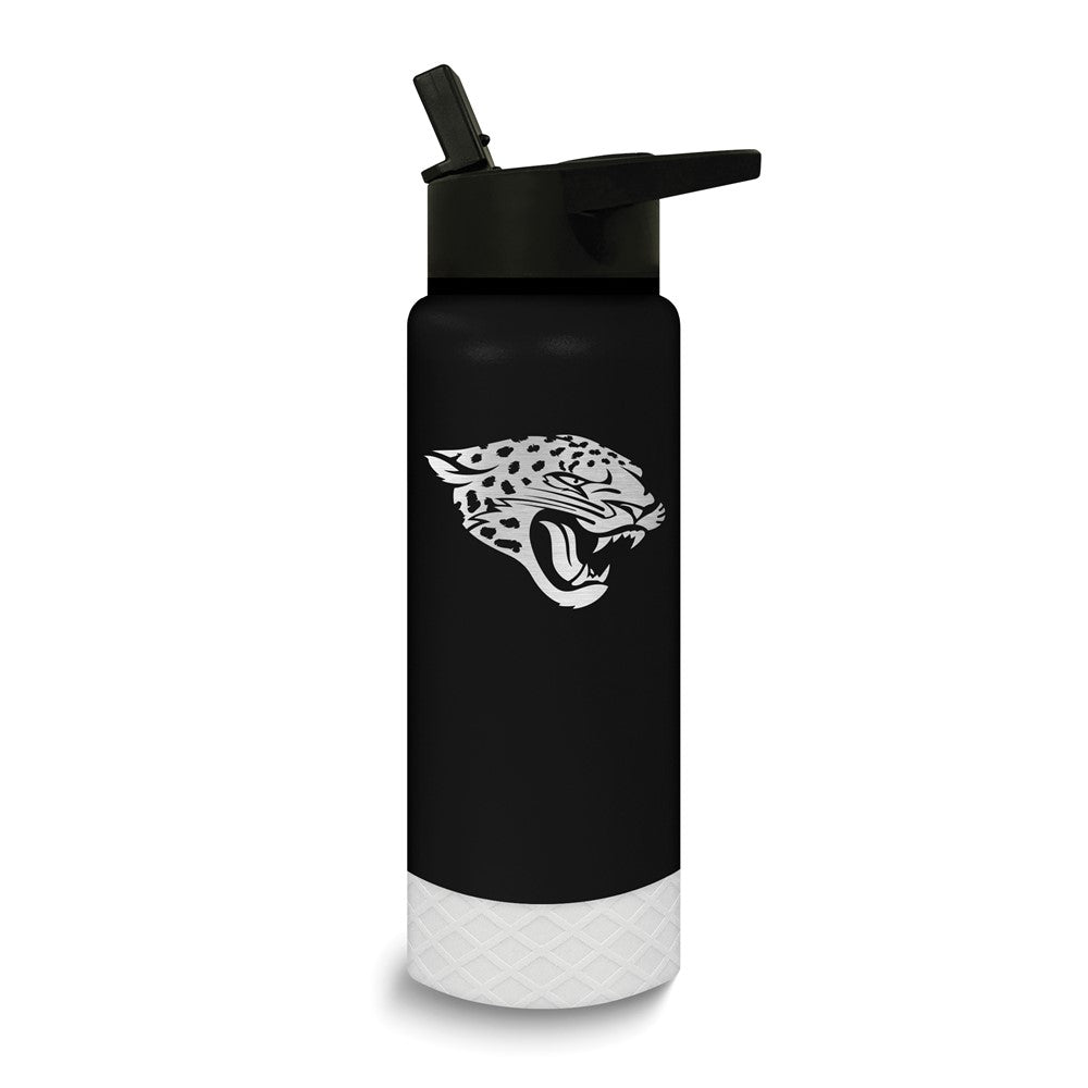 NFL Jasksonville Jaguars Stainless Steel Silicone Grip 24 oz. Water Bottle