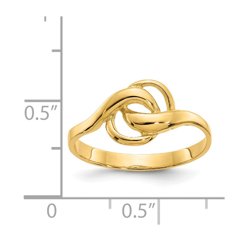 14k Free Form Ring Size 6