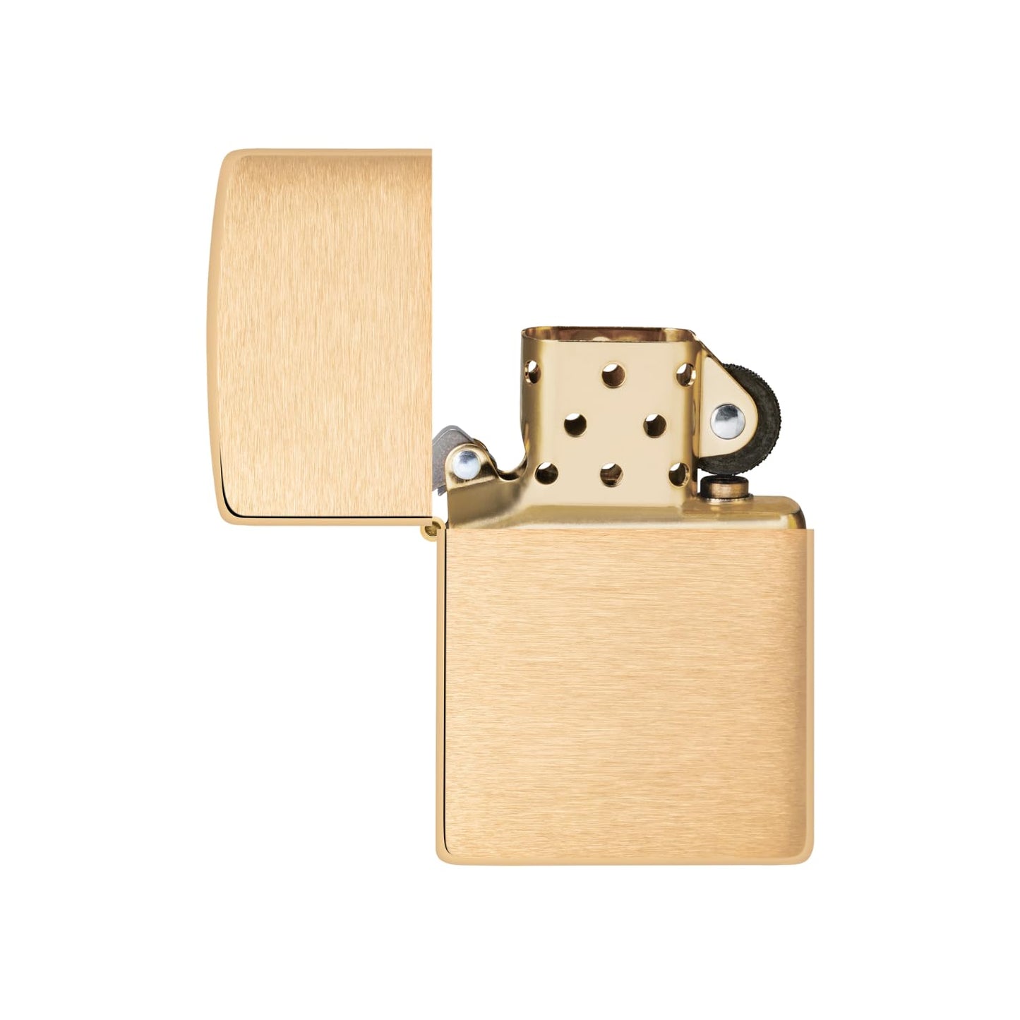 Zippo Classic Brushed Brass Pocket Lighter