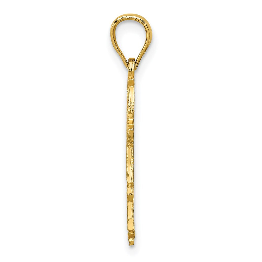 14k Girl Charm Yellow Gold