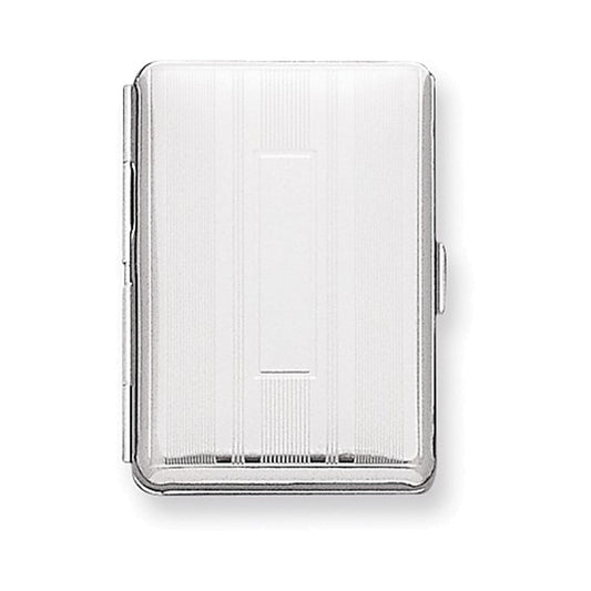 Silver-plated Elastic Holder (Holds 14 king) Cigarette/Card Case