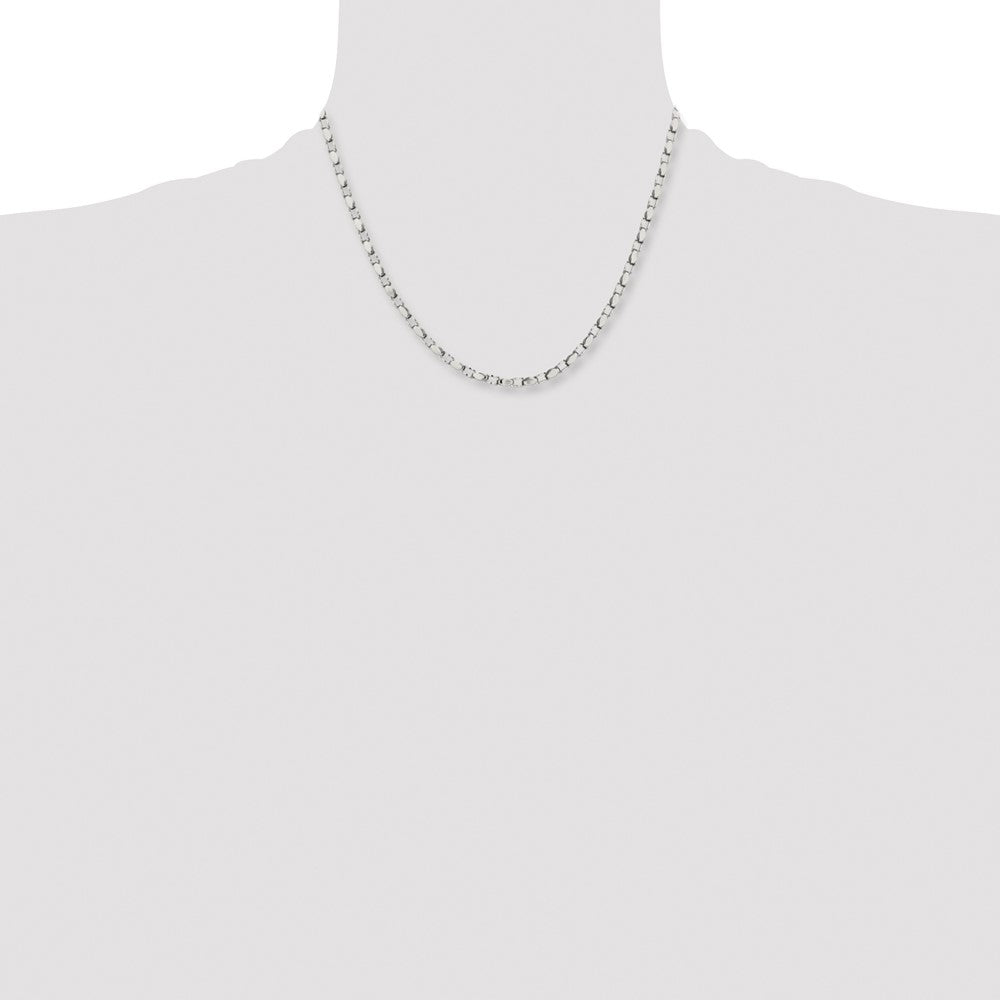 Stainless Steel Polished Fancy Link 18in Chain