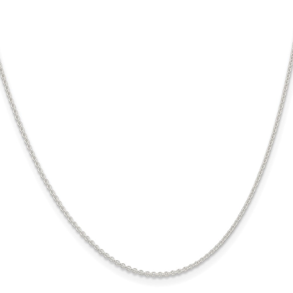 Sterling Silver 1.6mm Forzantina Cable Chain 16 Inches