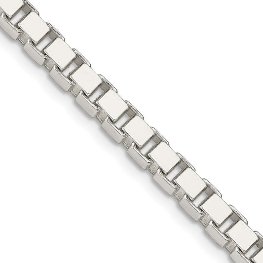 Sterling Silver 4.5mm Box Chain 28 Inches