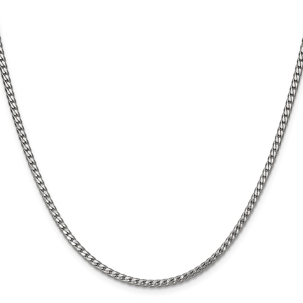 Chisel Stainless Steel Polished 2.5mm 18 inch Curb Chain Necklace