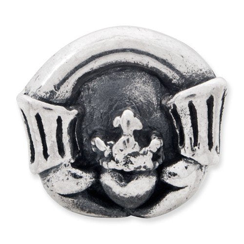 Sterling Silver Reflections Claddagh Bead