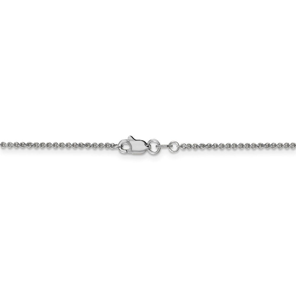 10k WG 1.4mm Round Open Link Cable Chain
