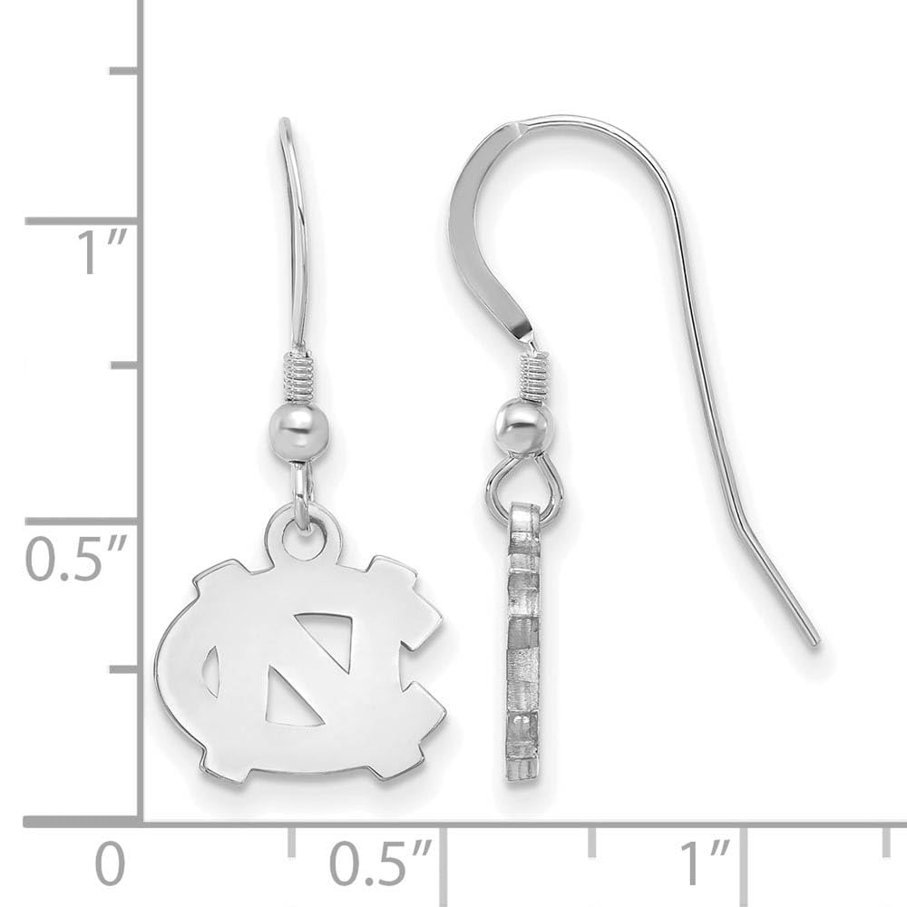 Women's North Carolina Tar Heels Sterling Silver XS Dangle Earrings