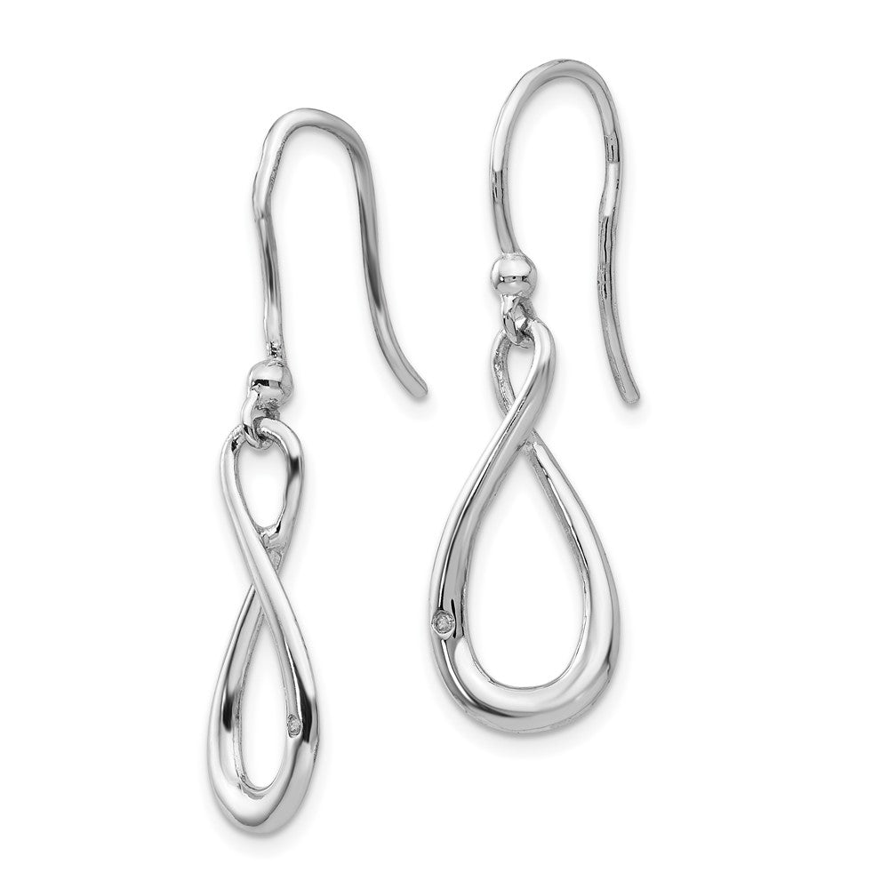 Sterling Silver Polished 4mm Round CZ Bezel Set Stud Earrings
