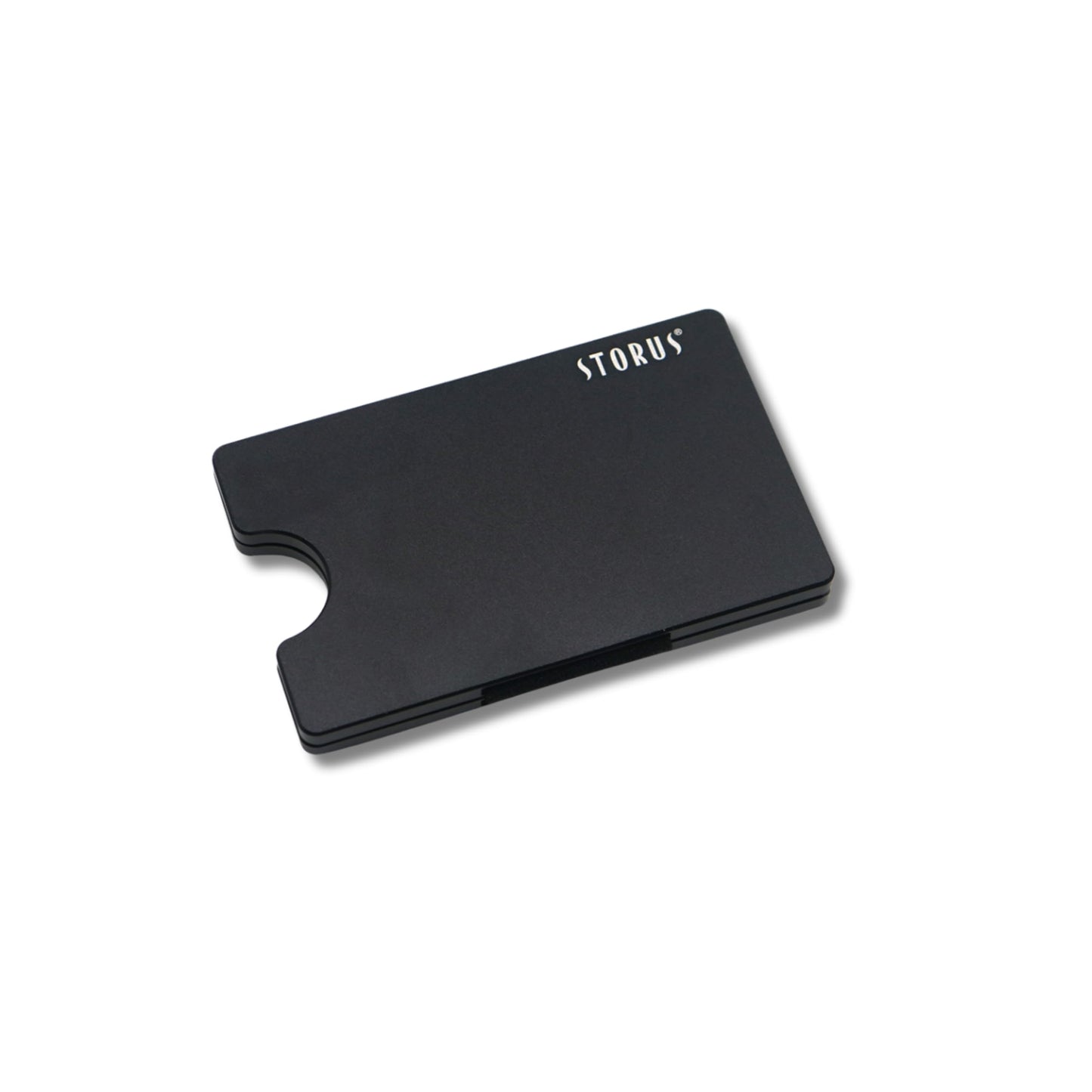 Storus Smart Wallet Premium Card Holder Money Clip Slim Minimalist RFID Blocking Front Pocket Wallet for Men, Father's Day, Groomsmen, Graduate, Gift - Black