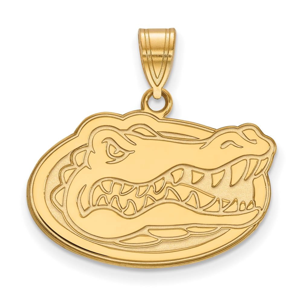 14k Gold LogoArt University of Florida Gator Medium Pendant Q4Y003UFL