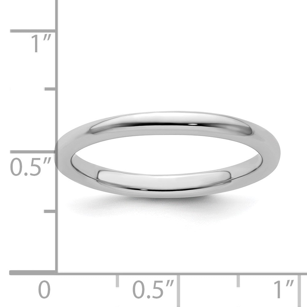 Sterling Silver Stackable Expressions Rhodium Polished Ring Size -7