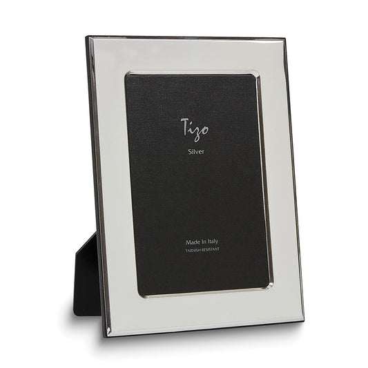 Silver Plated Plain 4x6 Photo Frame