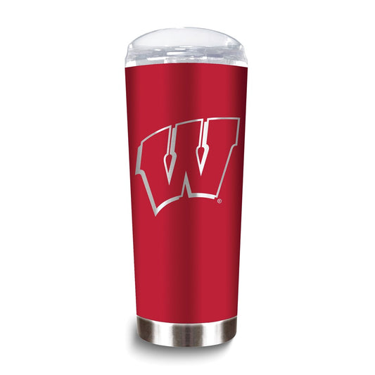 Collegiate University of Wisconsin Stainless Steel 18 oz. Roadie Tumbler with Lid