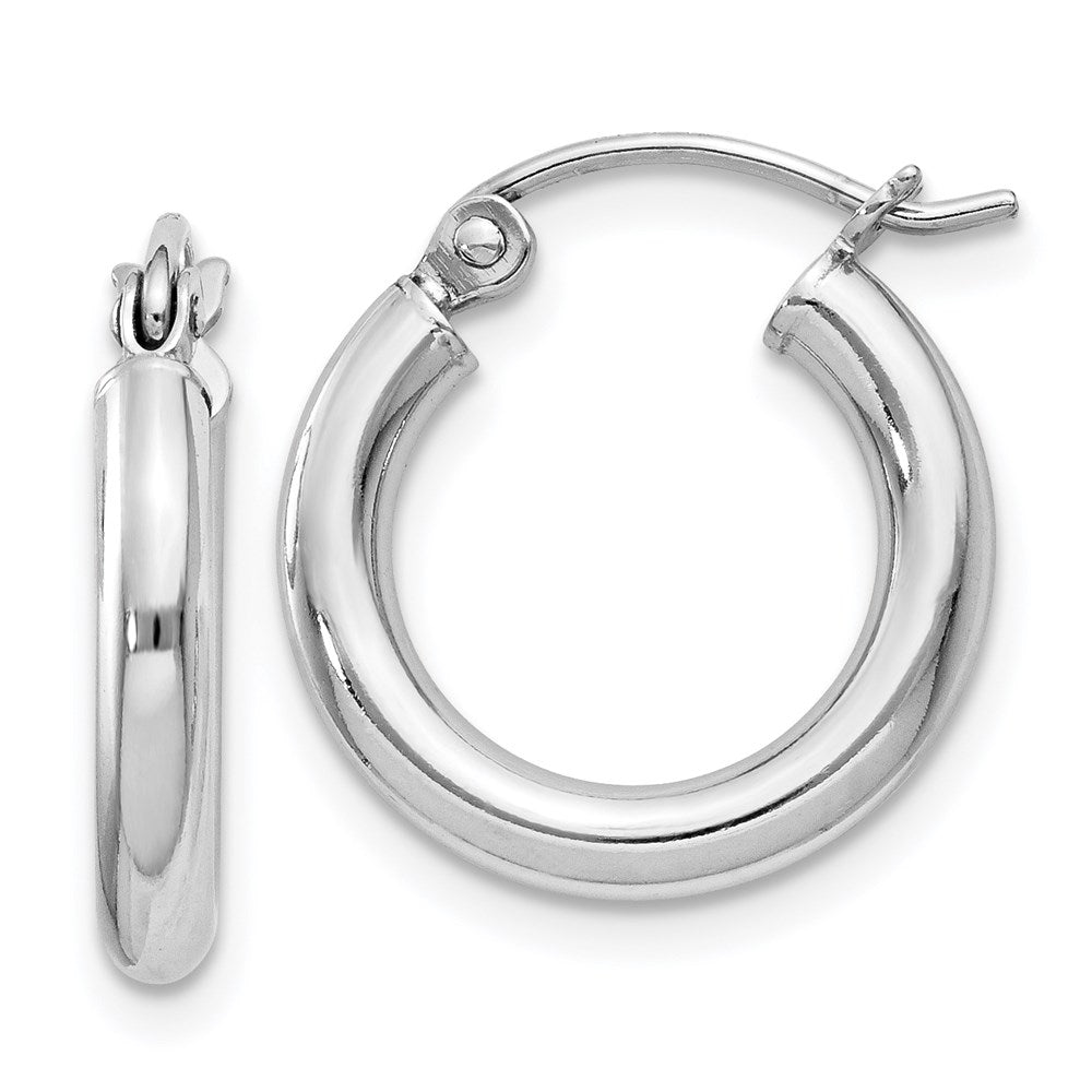 Sterling Silver Rhodium-plated Polished 6mm CZ Halo Leverback Earrings