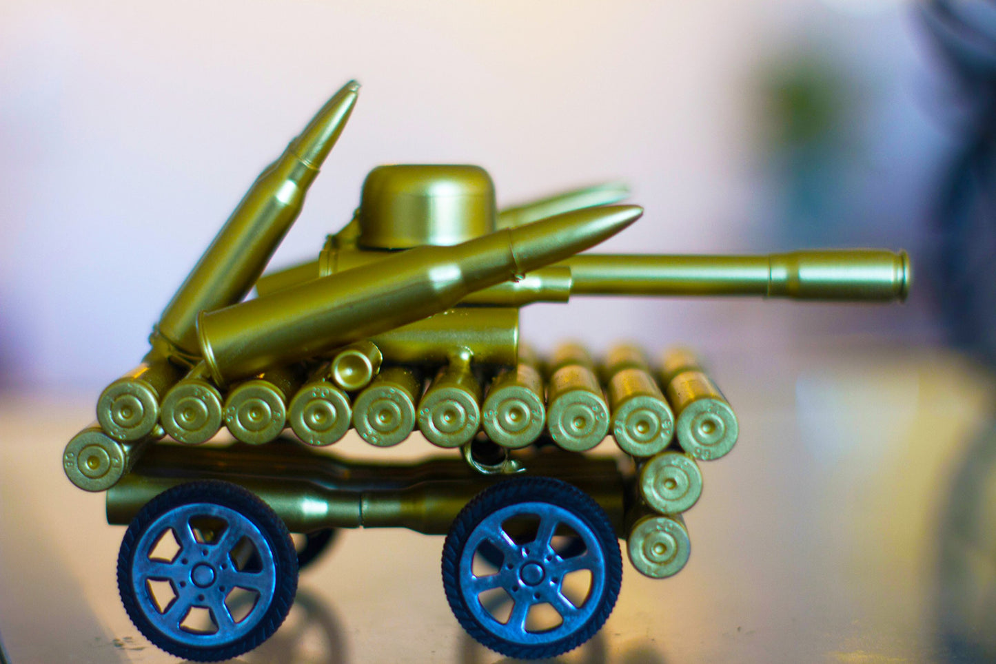Model Tank Made with Real Bullet Casings QGM22595