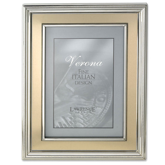 Lawrence Frames Verona Collection 8" x 10" Metal Gold Picture Frame 840280