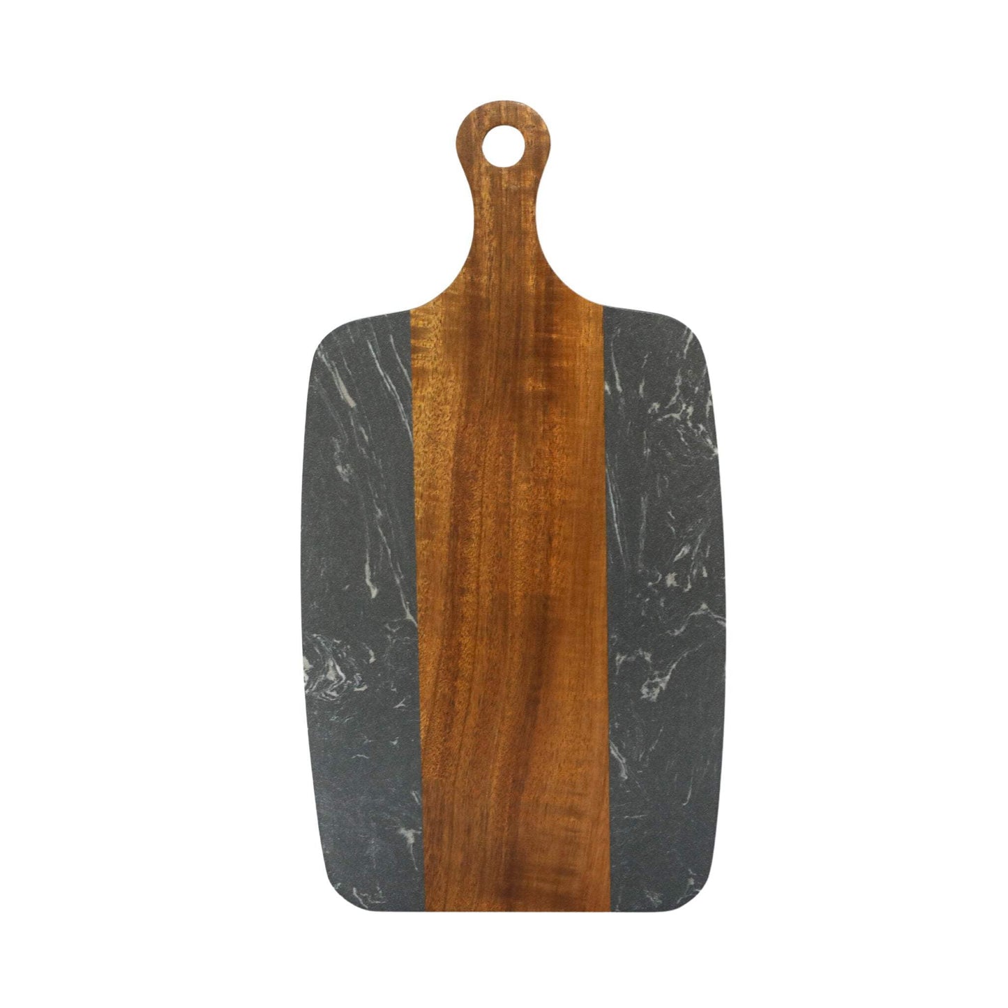 Black Marble/Acacia Wood Center Handled Board
