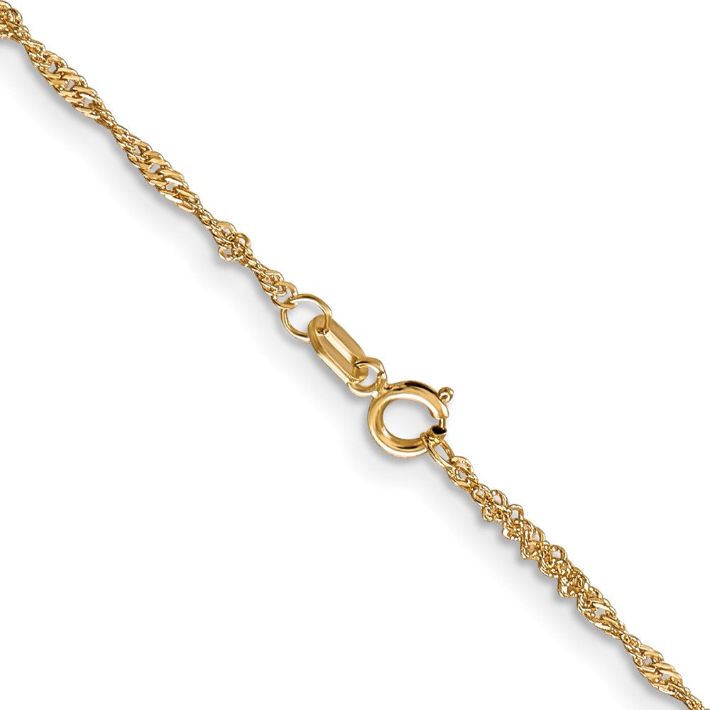 10k 1.3 mm Singapore Chain