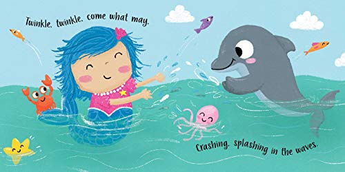 Twinkle, Twinkle, Mermaid Blue [Board book] Burton, Jeffrey and Waring, Zoe
