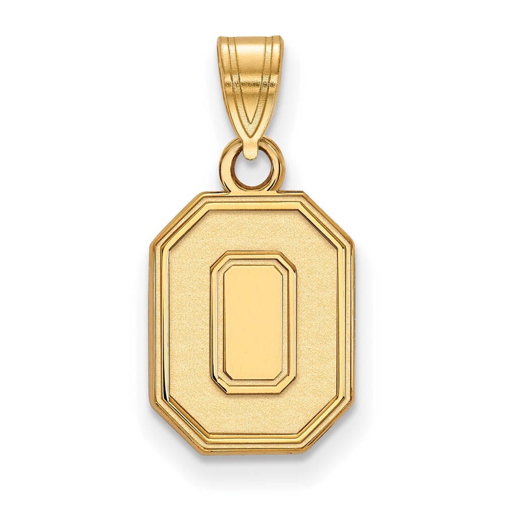 10k Gold LogoArt The Ohio State University Letter O Small Pendant Q1Y045OSU