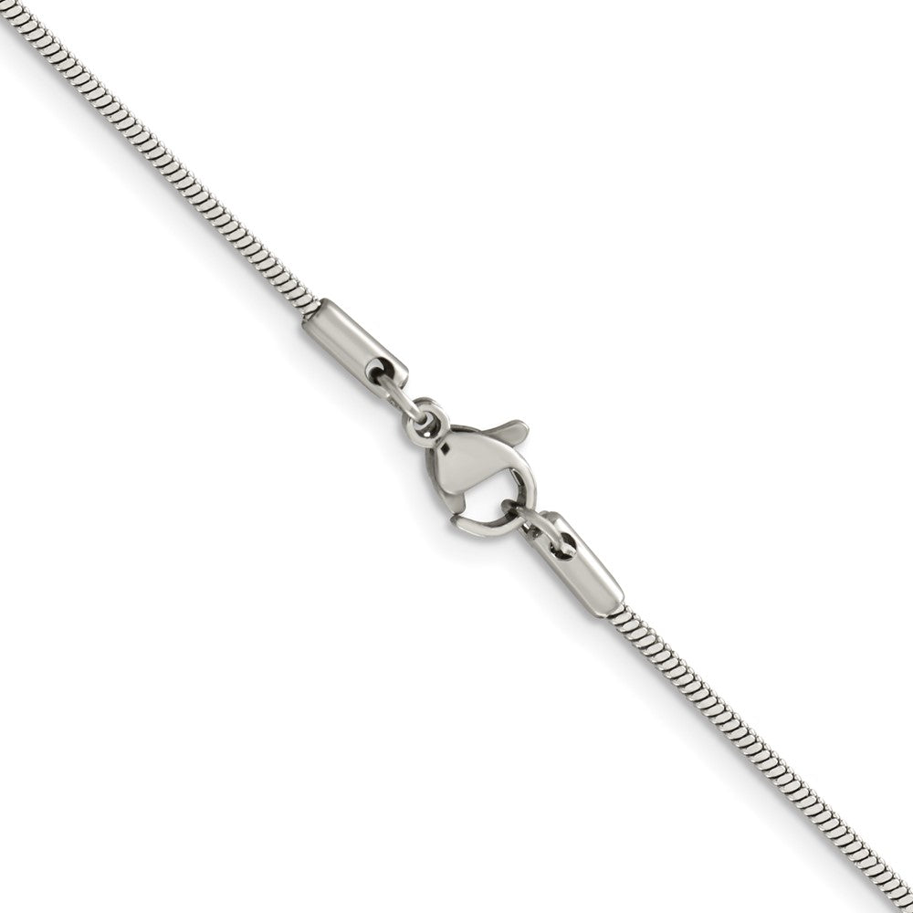Stainless Steel Polished 1.8mm 20in Herringbone Chain