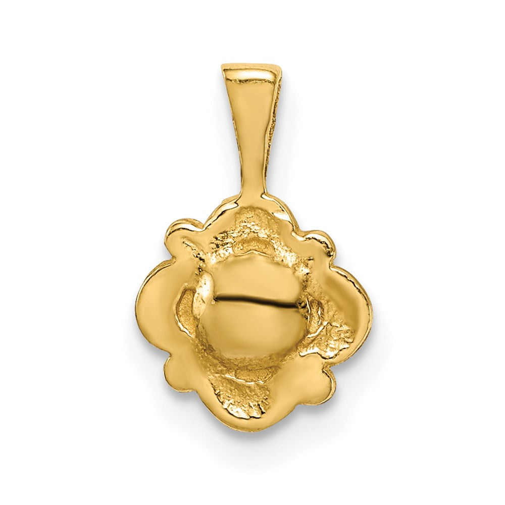 14k Madi K 4-5mm White Button Freshwater Cultured Pearl Pendant