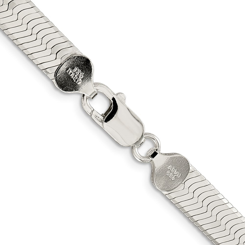 Sterling Silver 8mm Magic Herringbone Chain 20 Inches