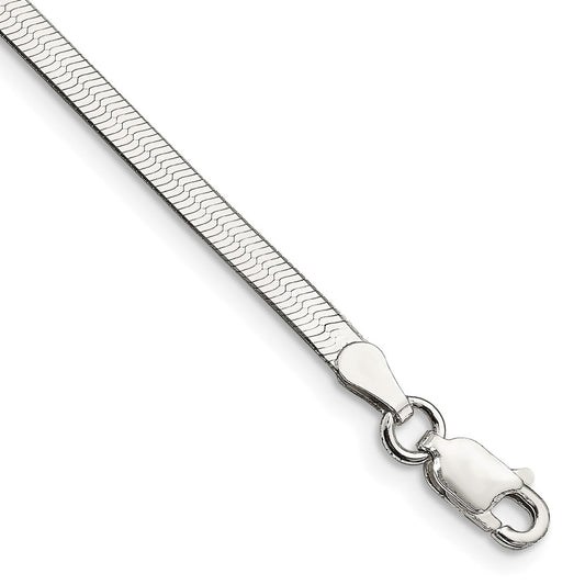Sterling Silver 3mm Magic Herringbone Chain 7 inches