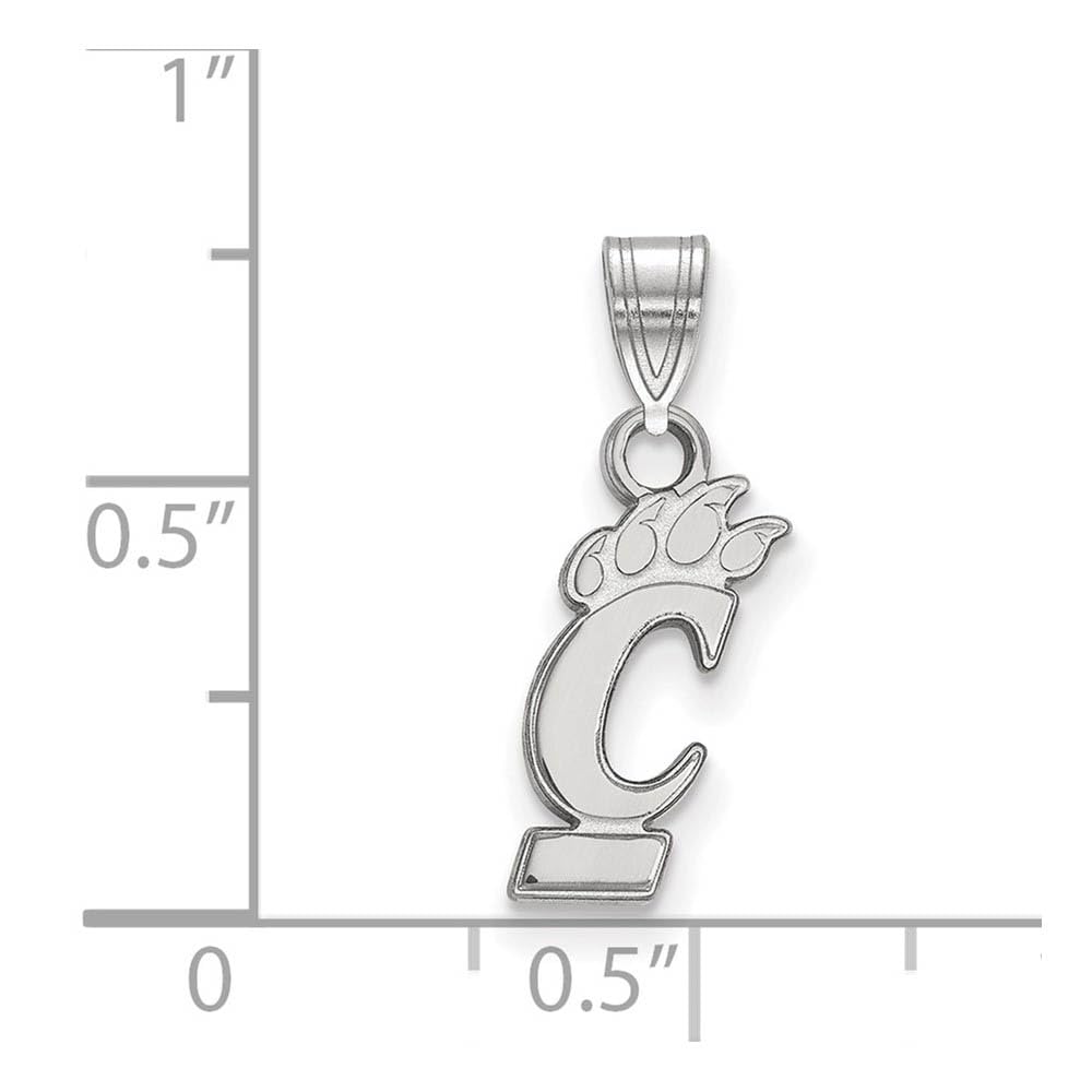 LogoArt SS002UC Sterling Silver University of Cincinnati Small Pendant