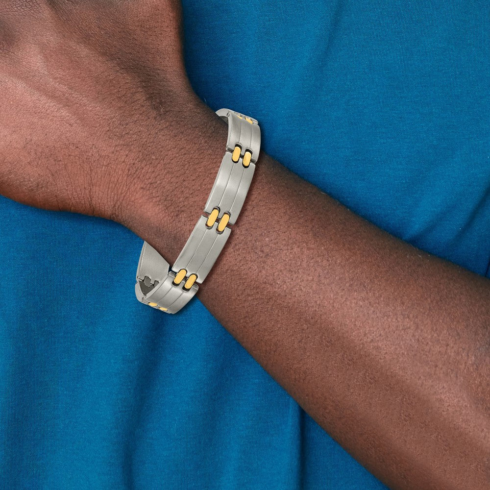 Stainless Steel Polished 8.5in ID Bracelet 8.5 inches