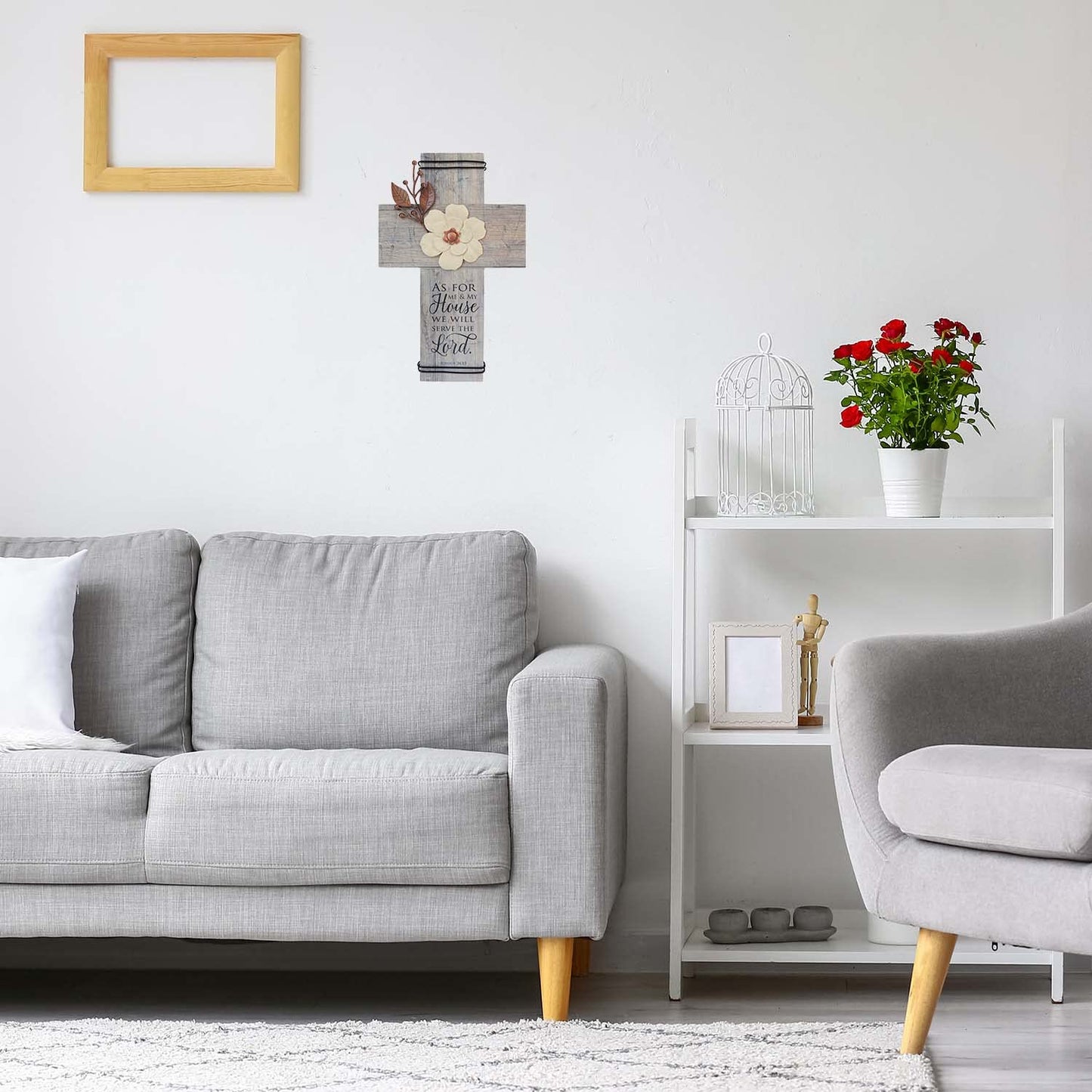 Abbey Plus CA Gift 313254 Wall Cross - As for Me & My House