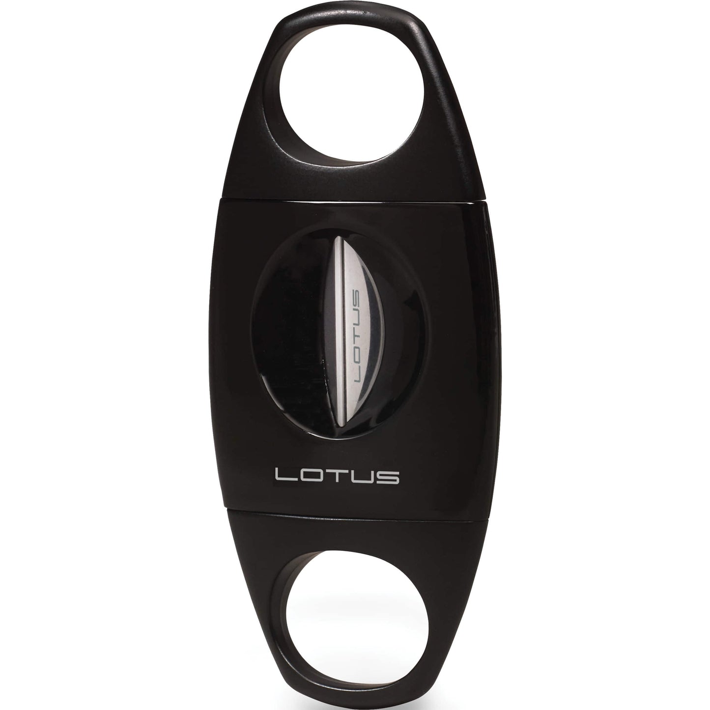 Fashion Jaws Serrated V-Cut Cigar Cutter - Black (3.6 X 1.75) Made In China gm19876