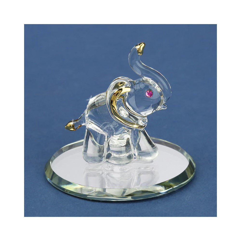 Glass Baron Tiny Elephant Figurine